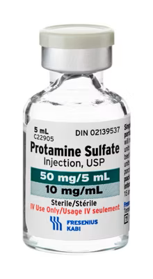 Protamine Sulfate 50 mg/5 mL Ampoule