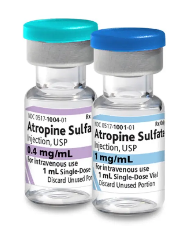 Atropine Sulfate 1 mg/mL Ampoule