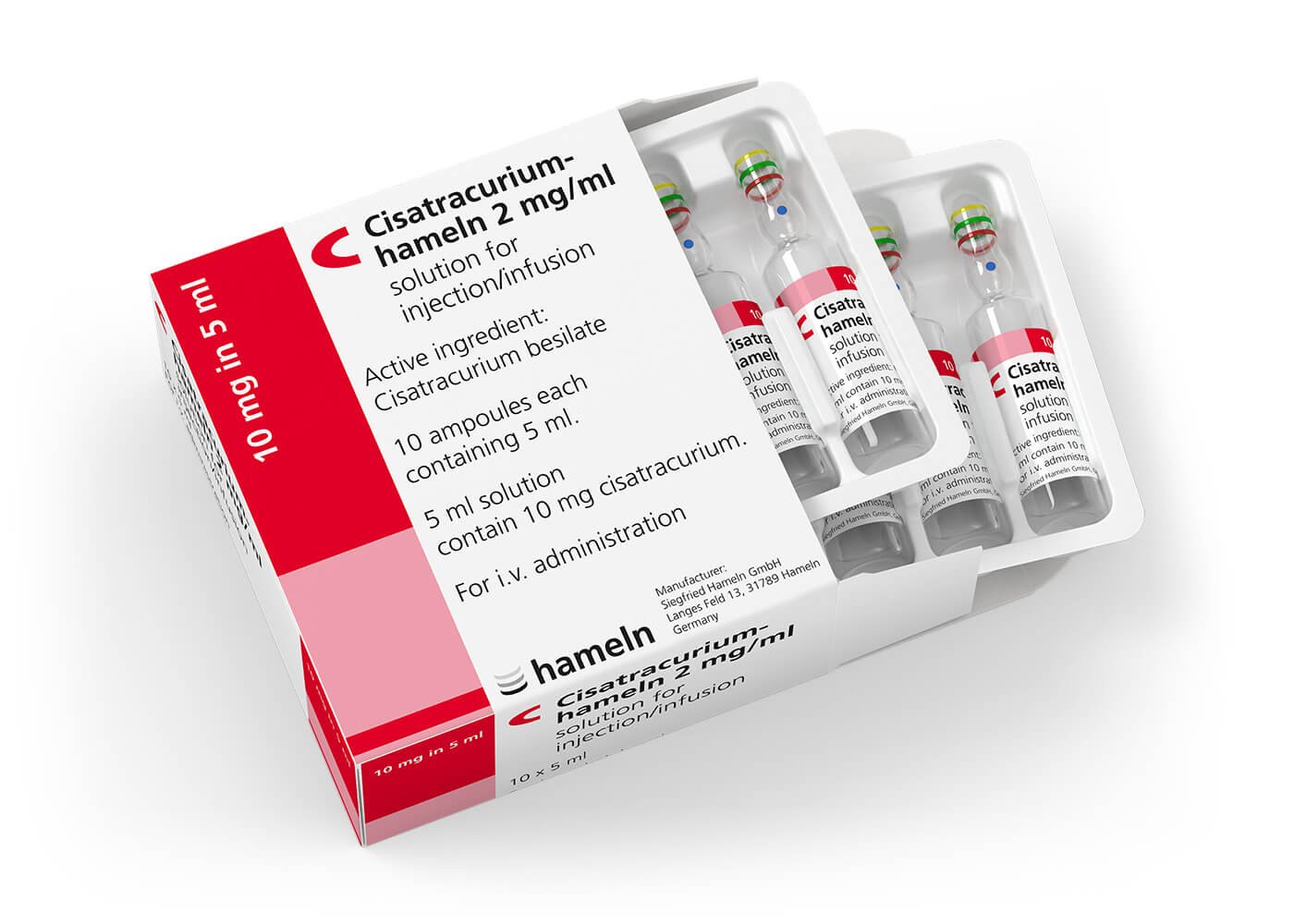 Cisatracurium 20 mg/10 mL Ampoule